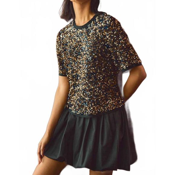 NEW HUNTER BELL angelina mini skirt in onyx - Picture 3 of 5